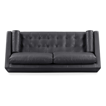 Canapé Poly &amp; Bark Napa 88.5 - Cuir italien véritable