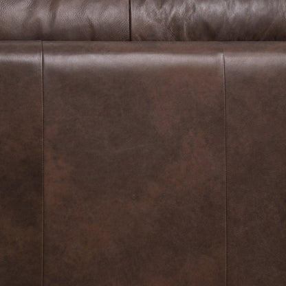 Canapé Poly &amp; Bark Napa 88.5 - Cuir italien véritable