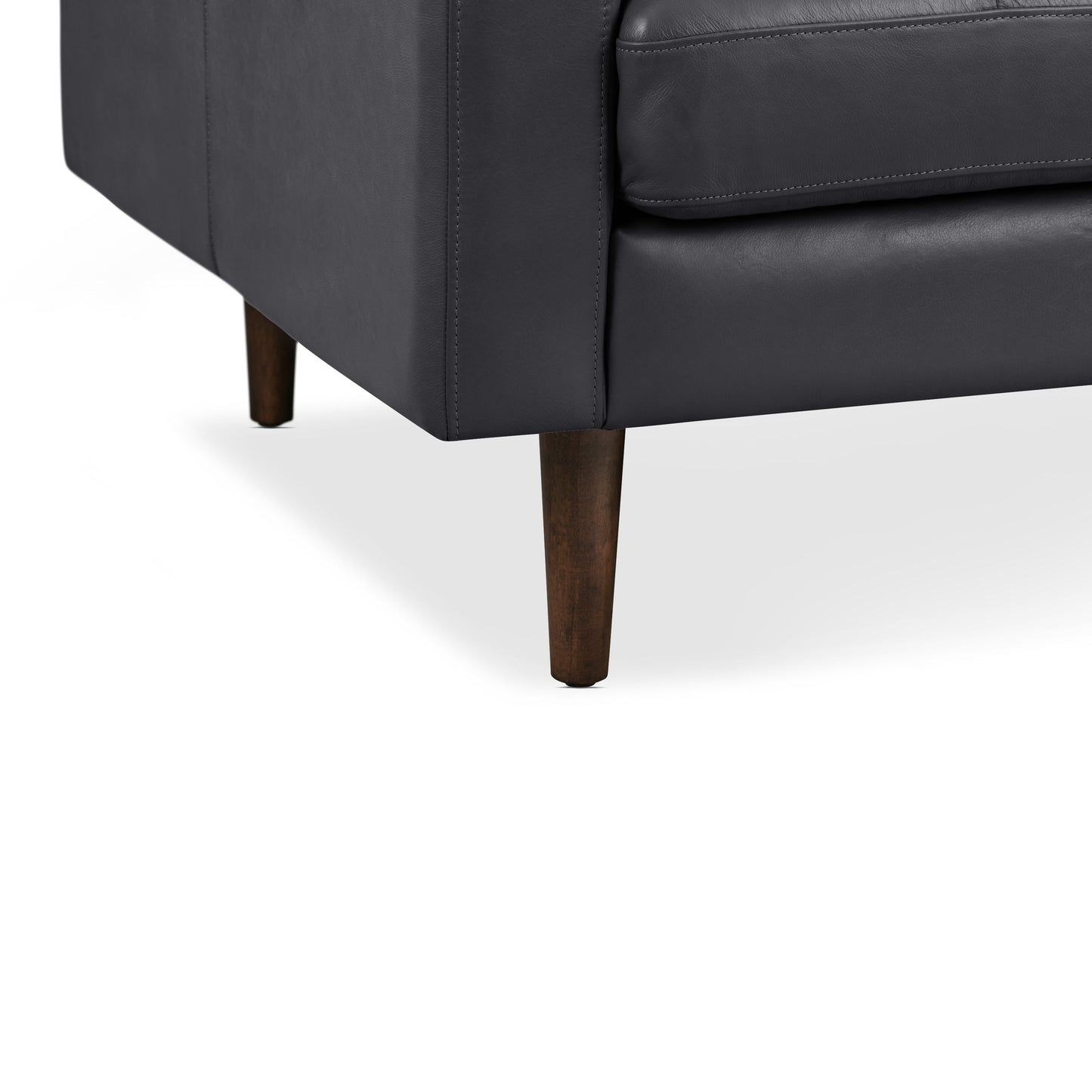 Canapé Poly &amp; Bark Napa 88.5 - Cuir italien véritable