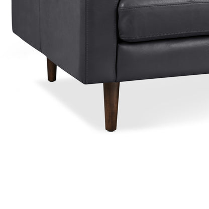 Canapé Poly &amp; Bark Napa 88.5 - Cuir italien véritable