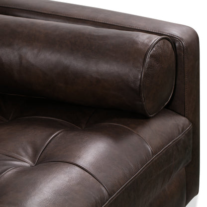 Canapé Poly &amp; Bark Napa 88.5 - Cuir italien véritable