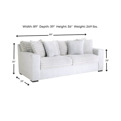 Canapé-lit en velours côtelé Studio de Woodhaven Furniture