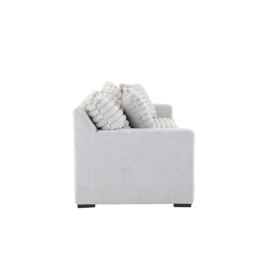 Canapé-lit en velours côtelé Studio de Woodhaven Furniture