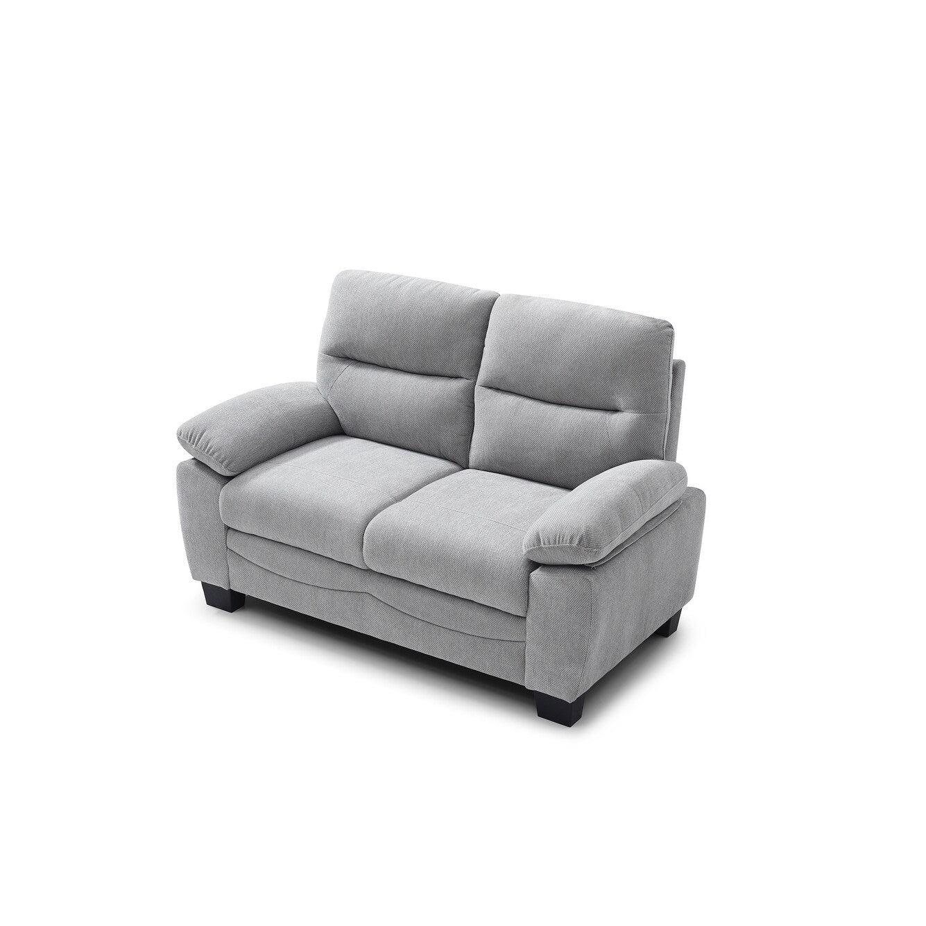 Canapé droit Summerton 59 po en polyester avec accoudoirs coussinés