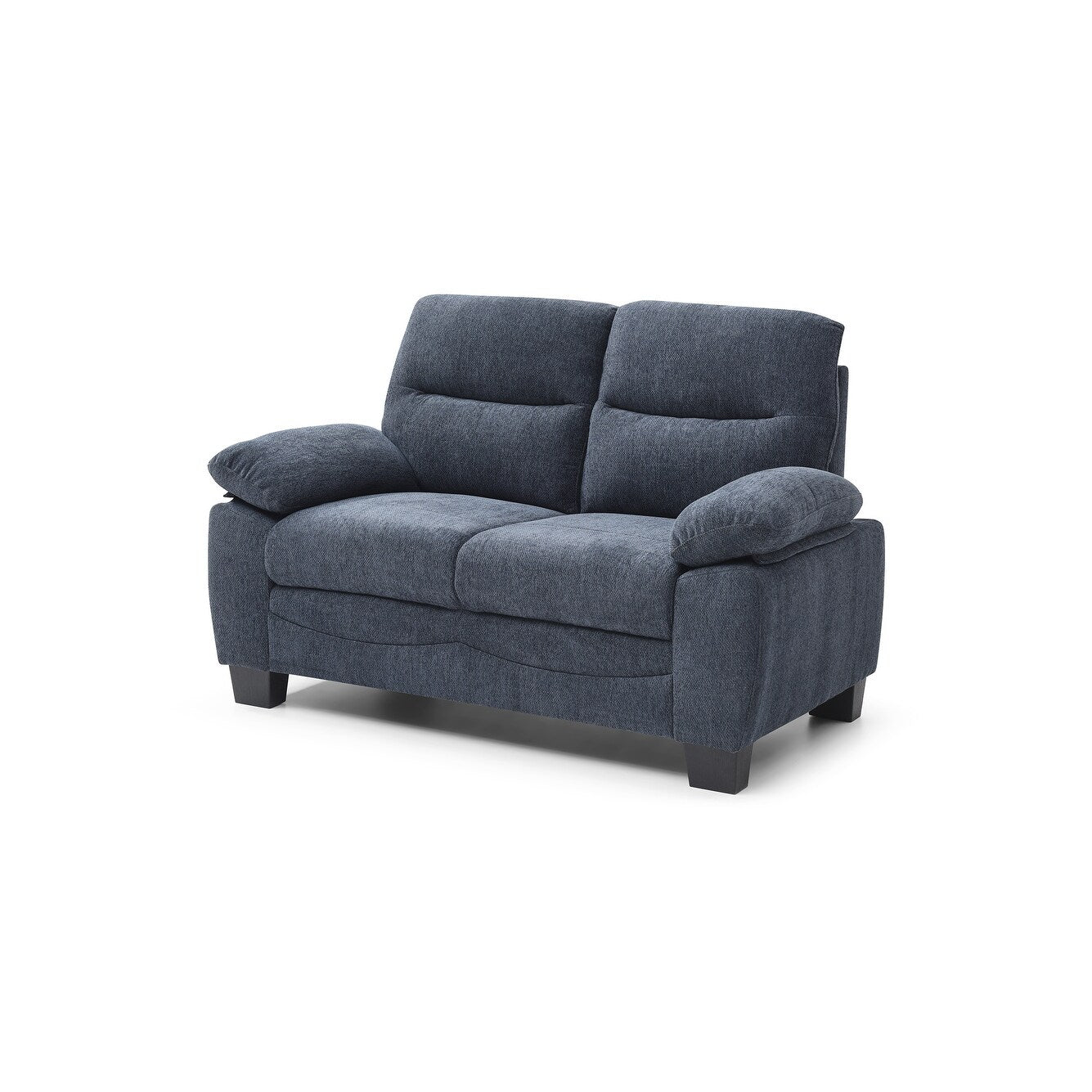 Canapé droit Summerton 59 po en polyester avec accoudoirs coussinés