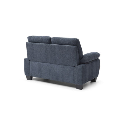 Canapé droit Summerton 59 po en polyester avec accoudoirs coussinés