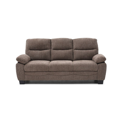 Canapé droit Summerton 78 po en polyester avec accoudoirs coussinés