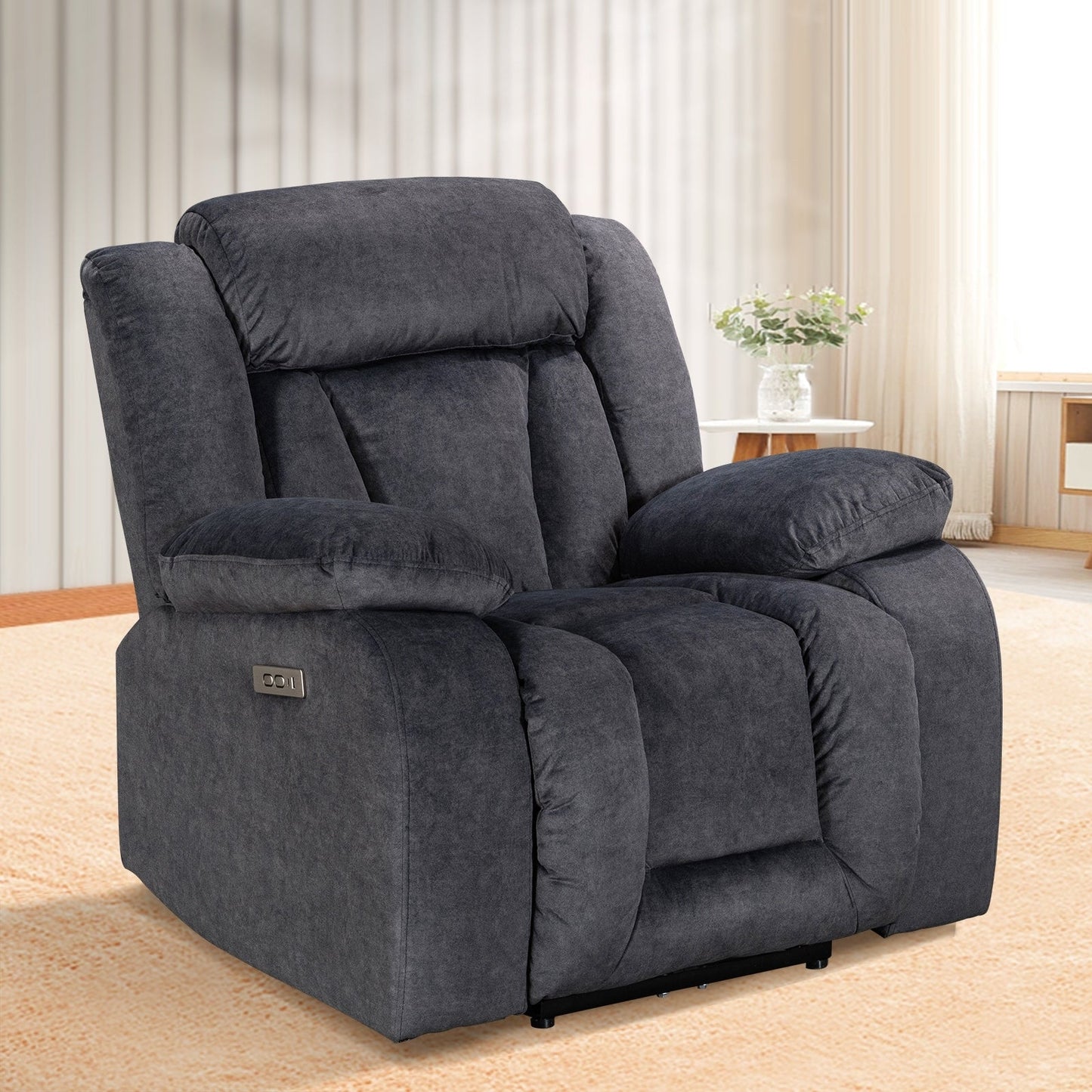 Fauteuil inclinable chauffant et massant de taille standard super confortable