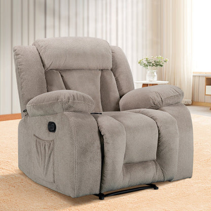 Fauteuil inclinable chauffant et massant de taille standard super confortable