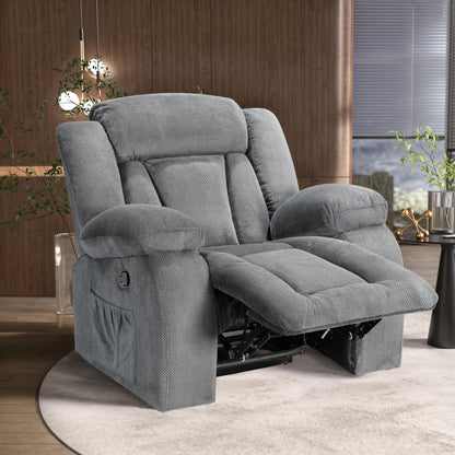 Fauteuil inclinable chauffant et massant de taille standard super confortable