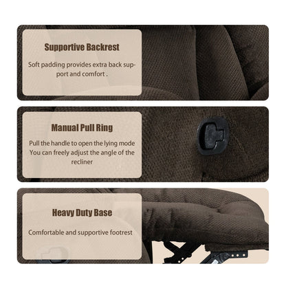 Fauteuil inclinable chauffant et massant de taille standard super confortable