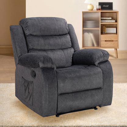 Fauteuil inclinable chauffant et massant manuel super doux