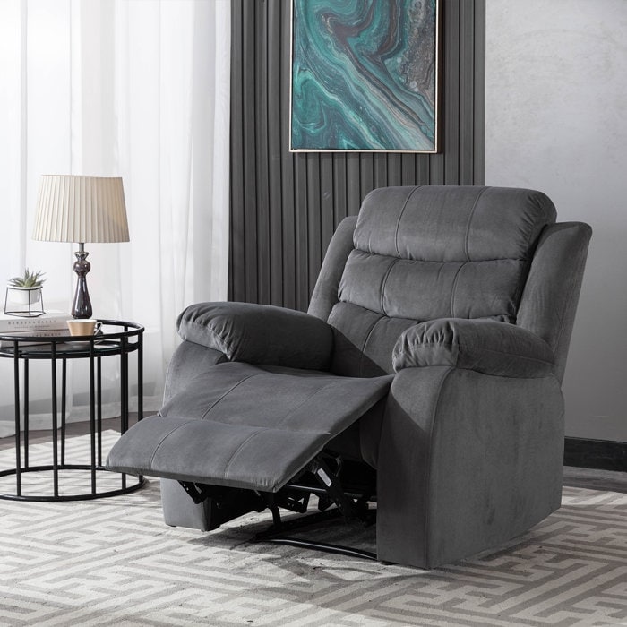 Fauteuil inclinable chauffant et massant manuel super doux