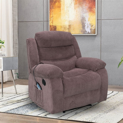 Fauteuil inclinable chauffant et massant manuel super doux