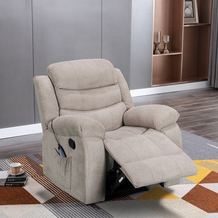 Fauteuil inclinable chauffant et massant manuel super doux