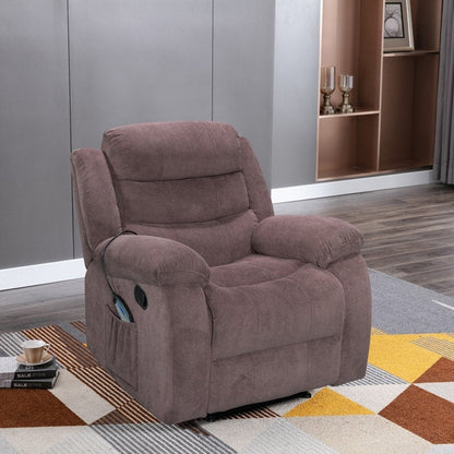 Fauteuil inclinable chauffant et massant manuel super doux