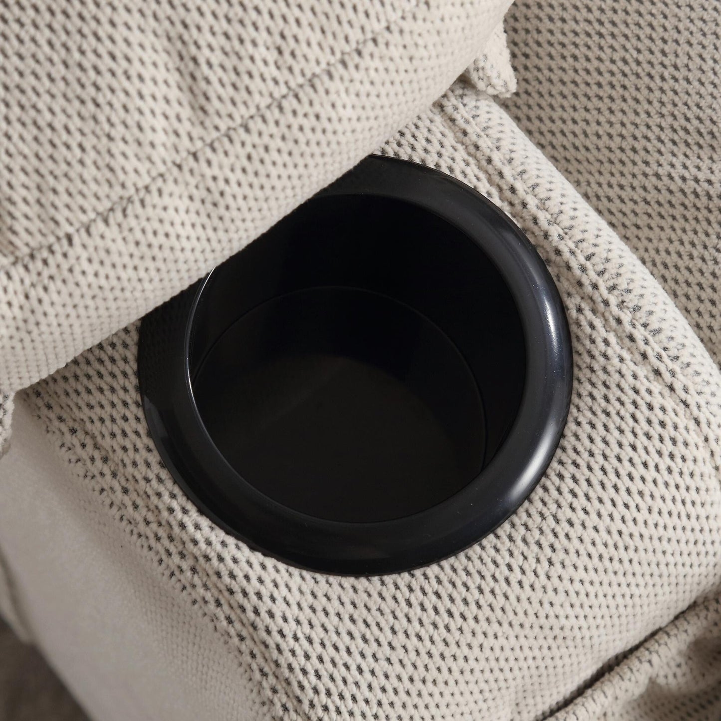 Fauteuil massant chauffant et pivotant, avec port USB et 2 porte-gobelets dans les poches latérales