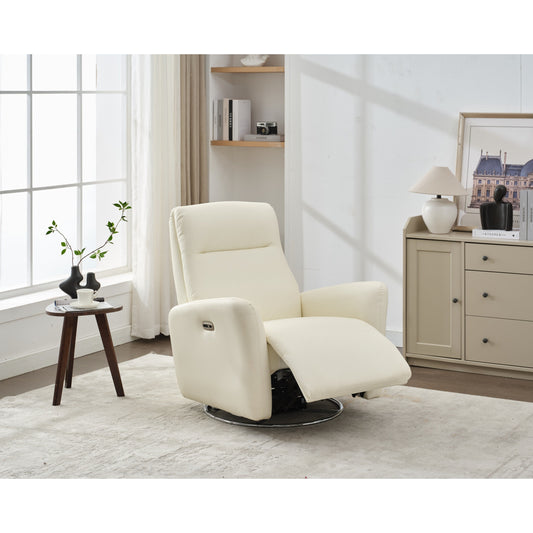 Fauteuil inclinable pivotant et électrique, fauteuil à bascule, chaise de chambre d'enfant avec bouton électrique pour salon et chambre à coucher