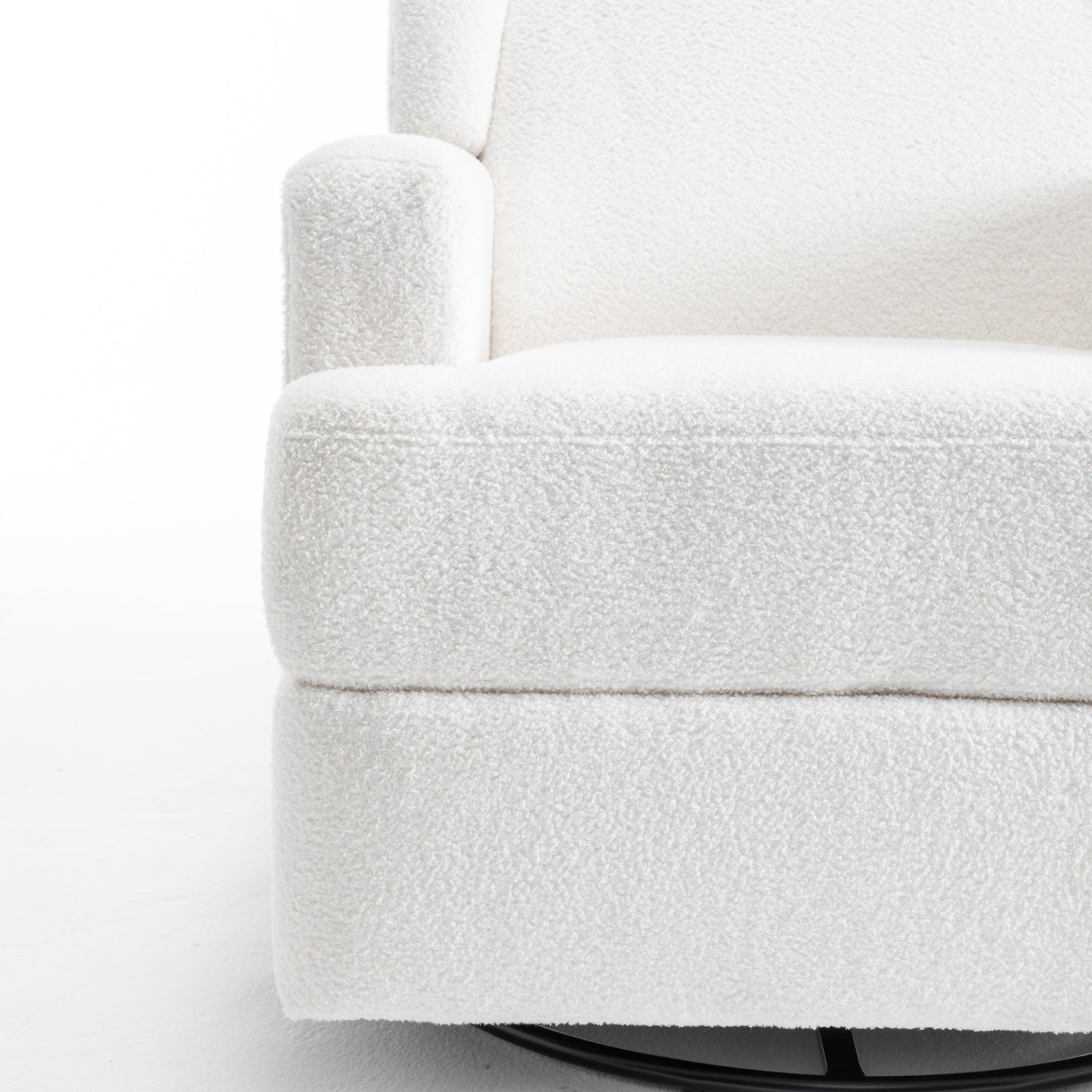 Ensemble de 2 fauteuils inclinables pivotants et à bascule pour chambre d'enfant