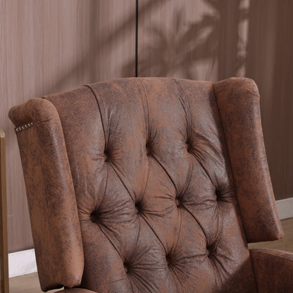 Fauteuil inclinable pivotant à bascule avec rotation à 360° et inclinaison réglable