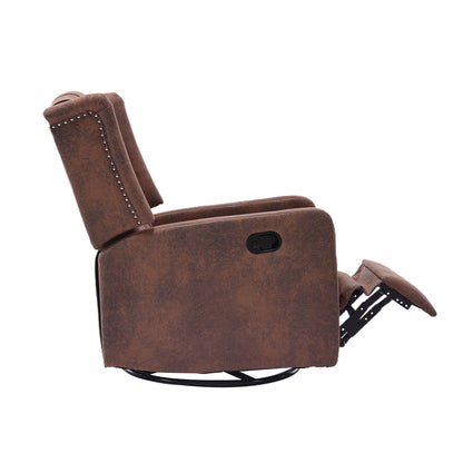 Fauteuil inclinable pivotant à bascule avec rotation à 360° et inclinaison réglable