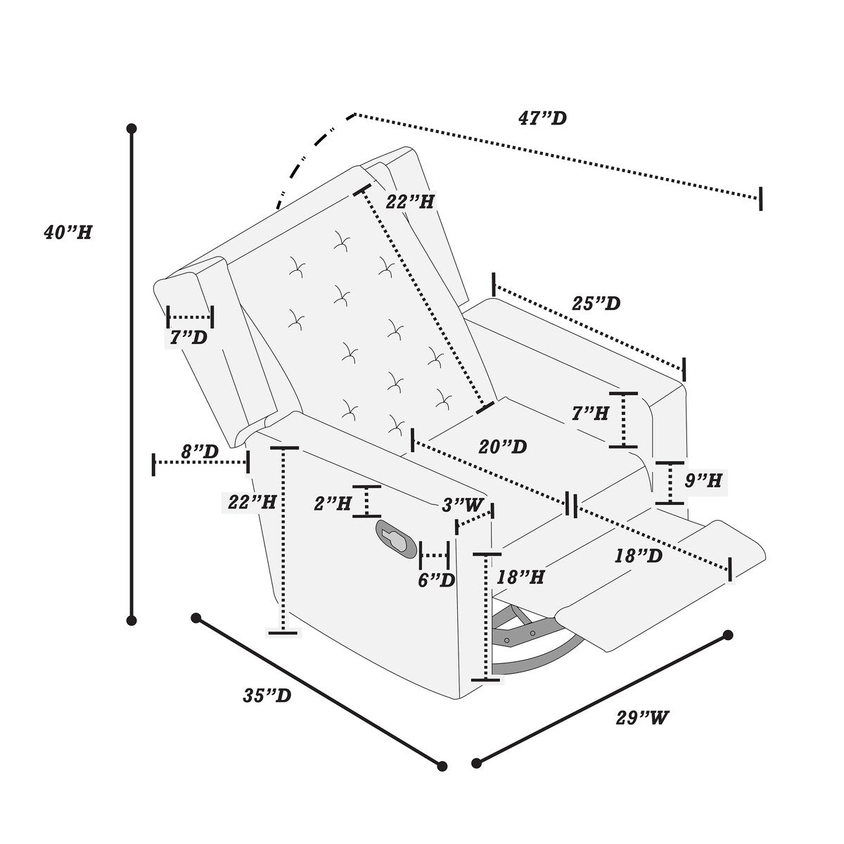 Planeur pivotant Poundex