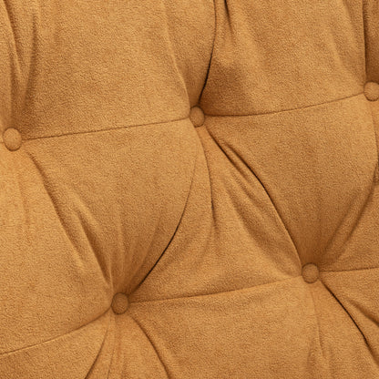 Fauteuil inclinable pivotant avec rembourrage en polaire synthétique douce, confort généreux, fonction planeur, poche latérale, dossier réglable