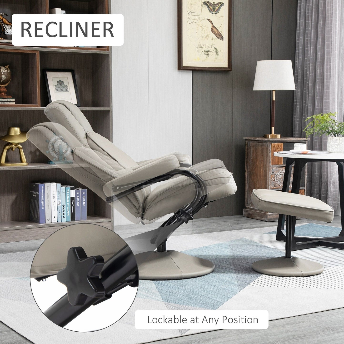 Fauteuil inclinable pivotant