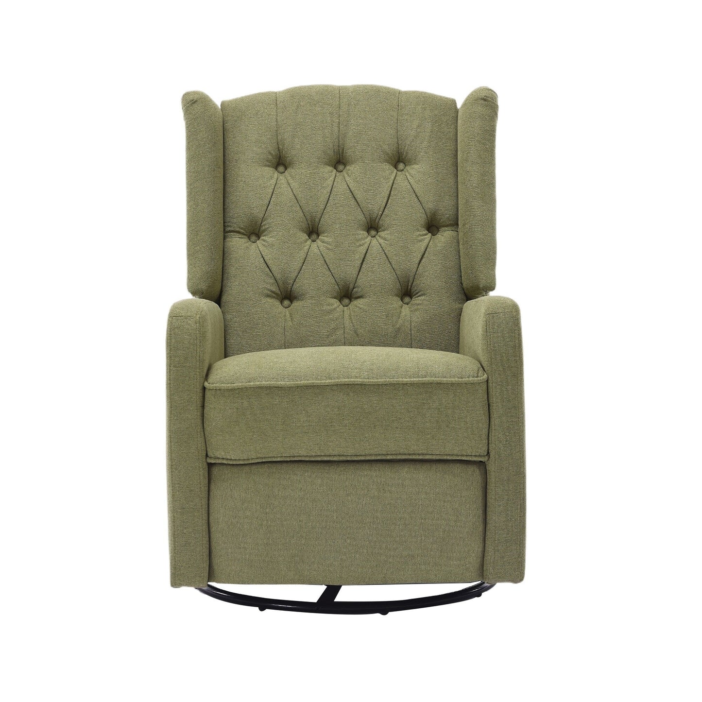 Fauteuil inclinable pivotant avec repose-pieds, mouvement coulissant et design ergonomique