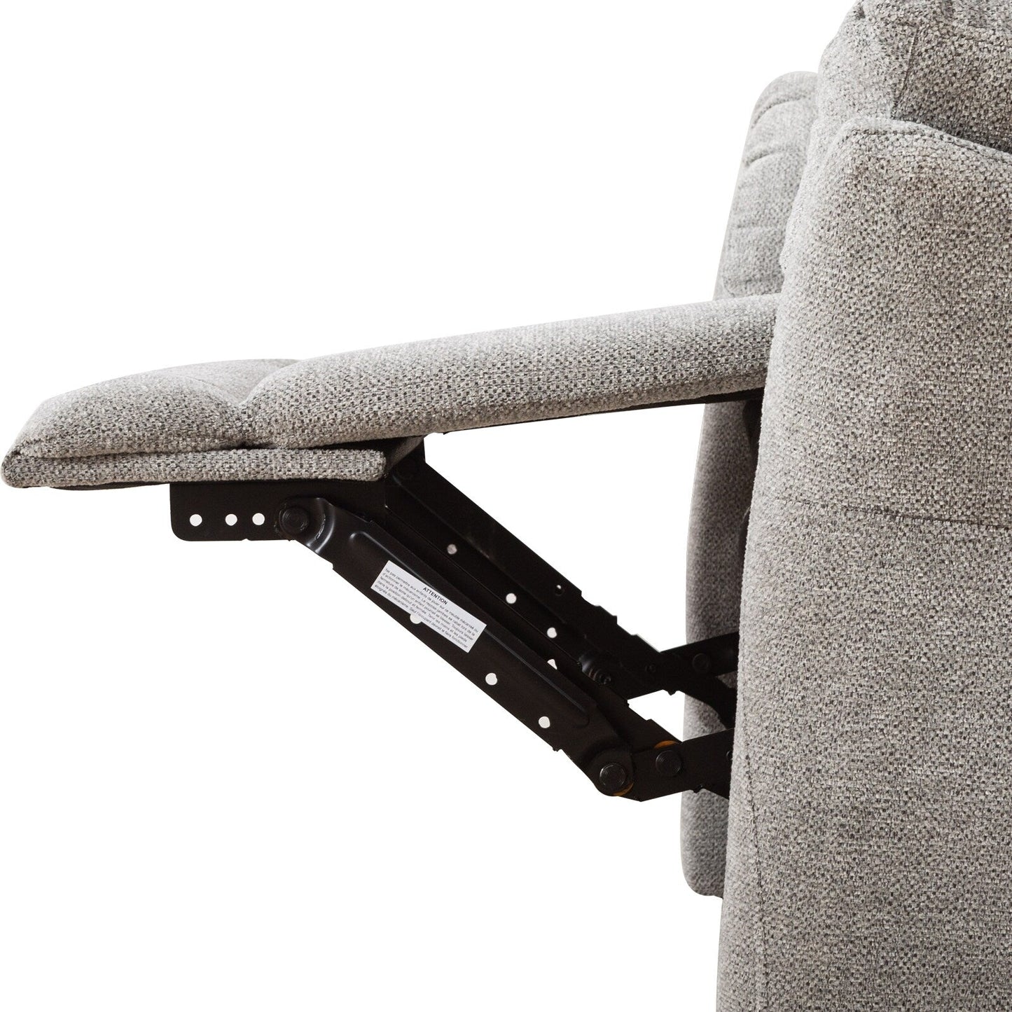 Fauteuil inclinable pivotant en tissu, canapé inclinable manuel, ensemble de deux