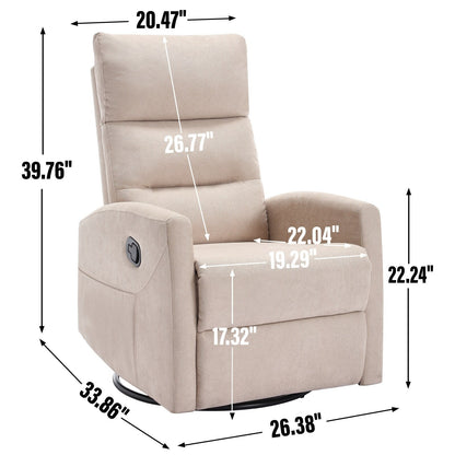 Fauteuil inclinable pivotant à bascule avec inclinaison à 155° et installation sans outil