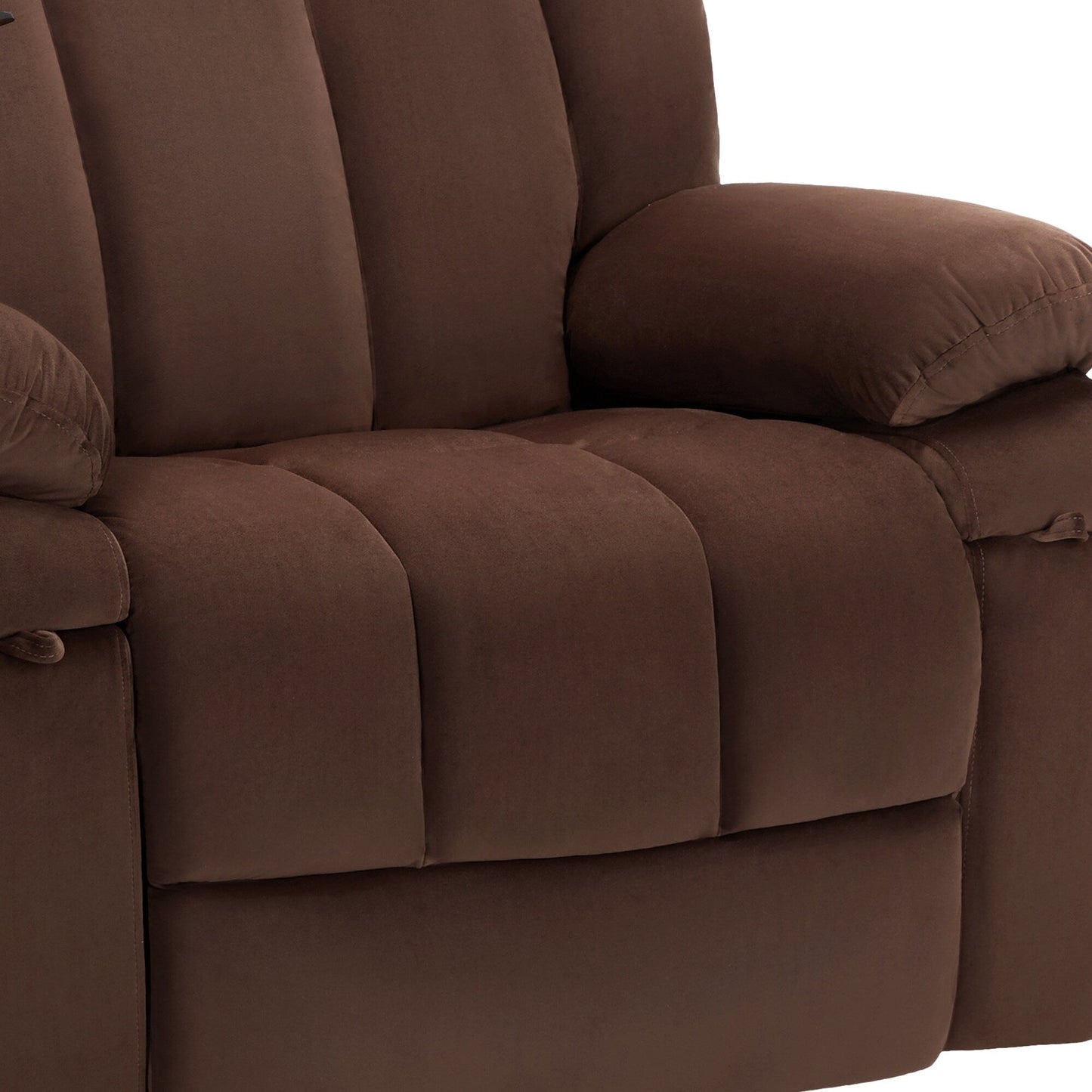 Fauteuil inclinable pivotant à bascule avec massage, chauffage et support de téléphone – Idéal pour le salon, le bureau, la chambre