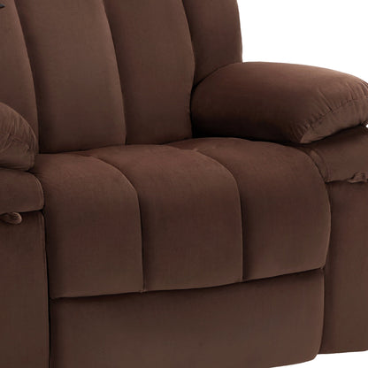 Fauteuil inclinable pivotant à bascule avec massage, chauffage et support de téléphone – Idéal pour le salon, le bureau, la chambre