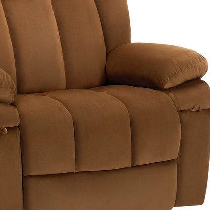 Fauteuil inclinable pivotant à bascule avec massage, chauffage et support de téléphone – Idéal pour le salon, le bureau, la chambre