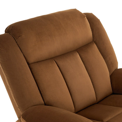 Fauteuil inclinable pivotant à bascule avec massage, chauffage et support de téléphone – Idéal pour le salon, le bureau, la chambre