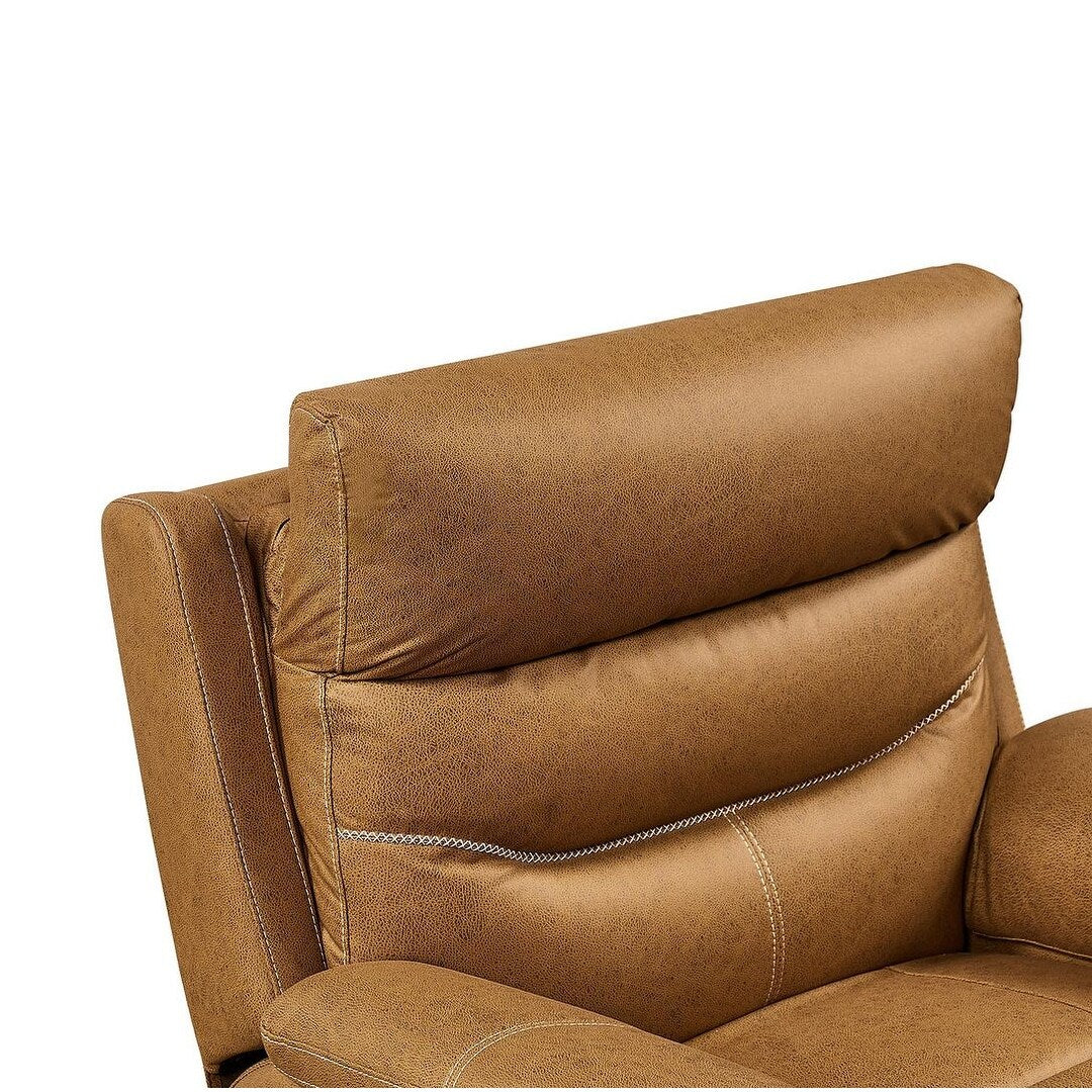 Canapé inclinable pivotant simple avec télécommande électrique et port USB