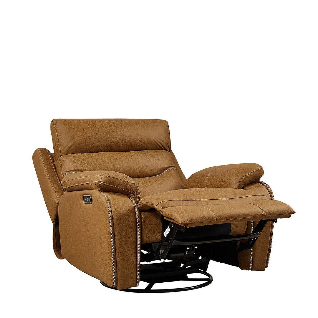 Canapé inclinable pivotant simple avec télécommande électrique et port USB