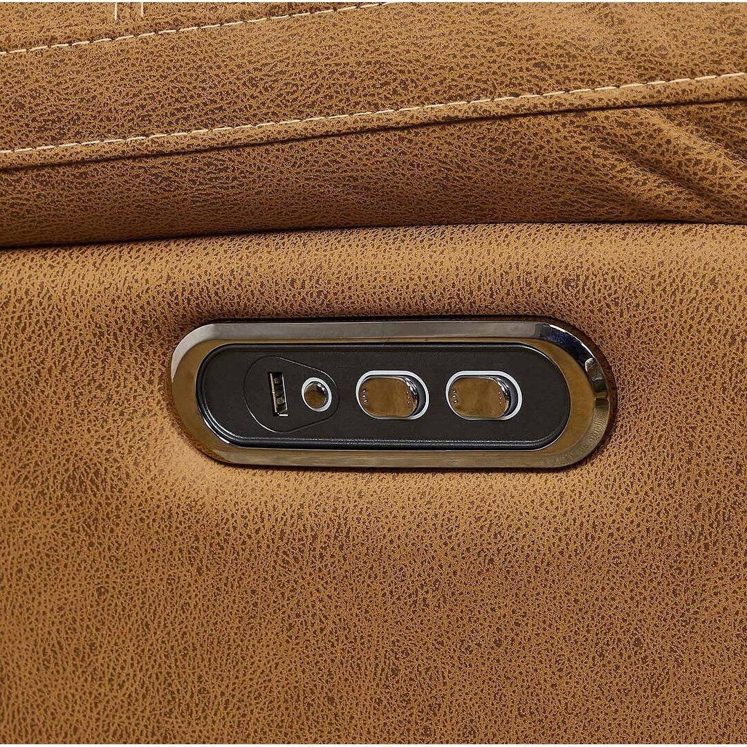 Canapé inclinable pivotant simple avec télécommande électrique et port USB