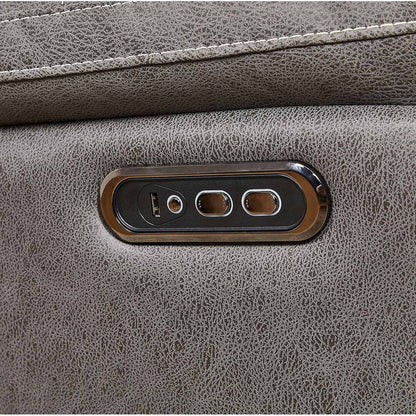 Canapé inclinable pivotant simple avec télécommande électrique et port USB