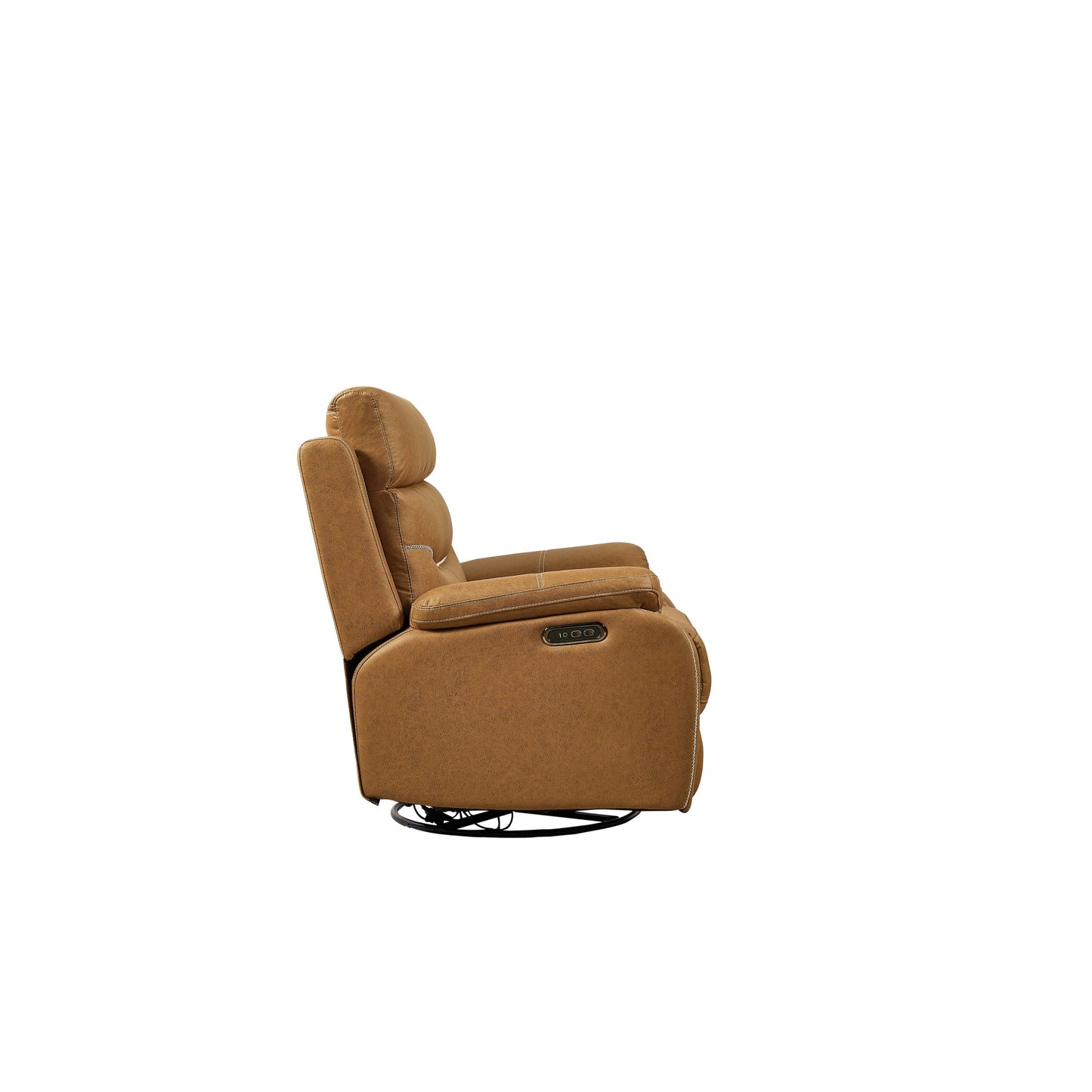Fauteuil inclinable pivotant à siège simple