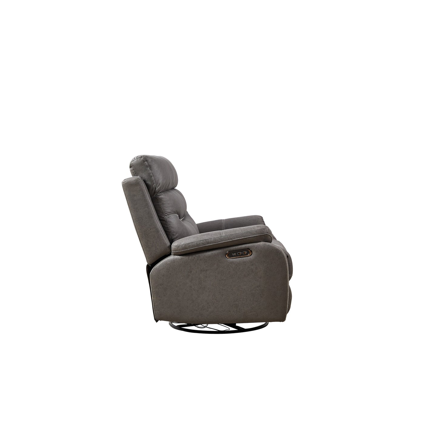 Fauteuil inclinable pivotant à siège simple