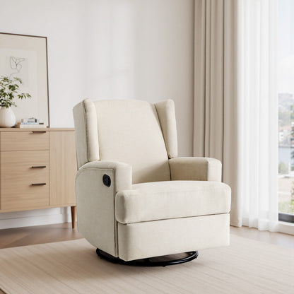 Fauteuil inclinable pivotant à oreilles pour chambre d'enfant