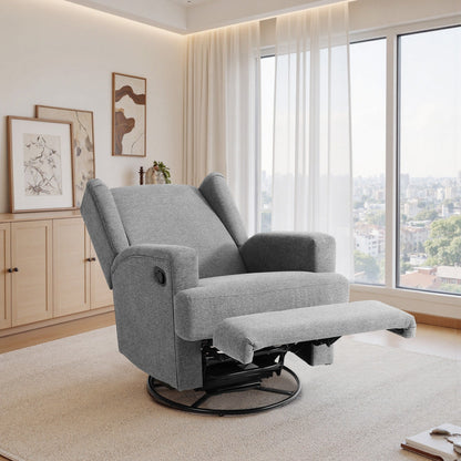 Fauteuil inclinable pivotant à oreilles pour chambre d'enfant