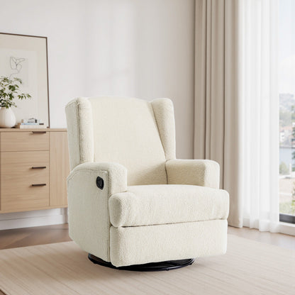 Fauteuil inclinable pivotant à oreilles pour chambre d'enfant