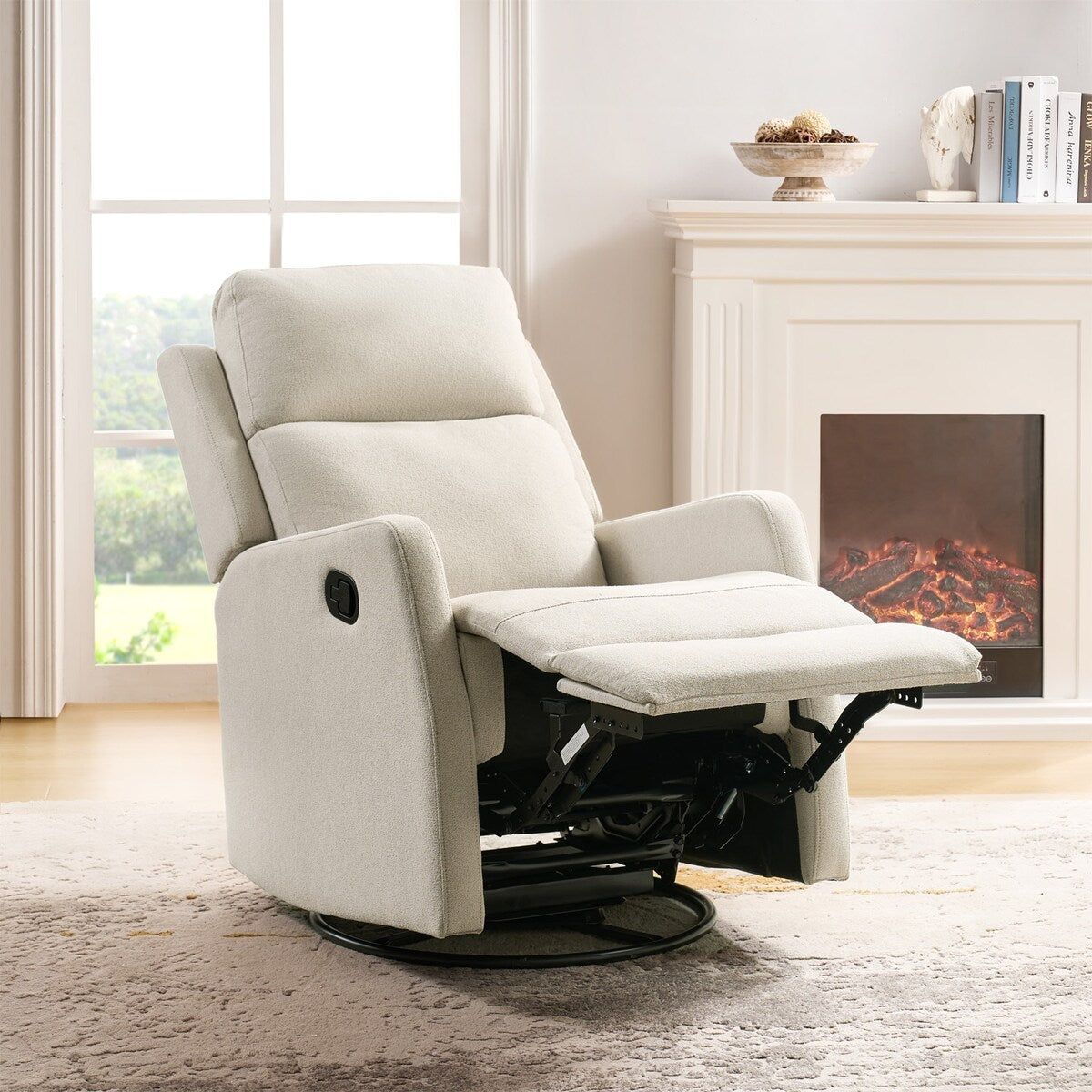 Fauteuil inclinable manuel pivotant et moderne Julian par HULALA HOME
