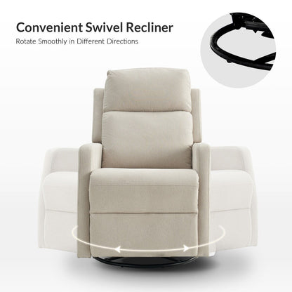 Fauteuil inclinable manuel pivotant et moderne Julian par HULALA HOME