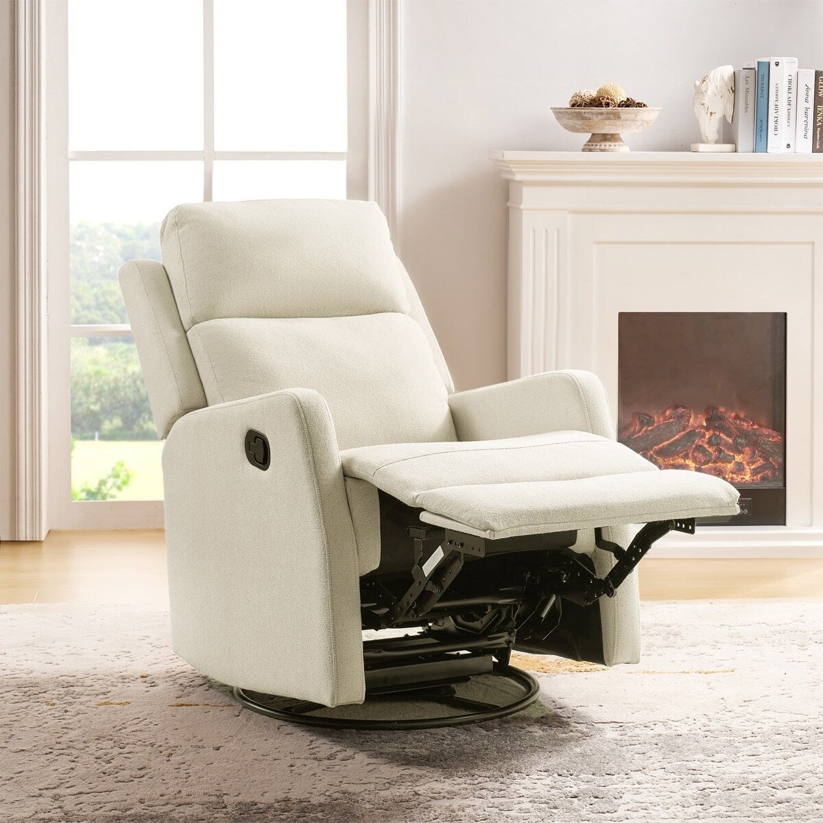 Fauteuil inclinable manuel pivotant et moderne Julian par HULALA HOME