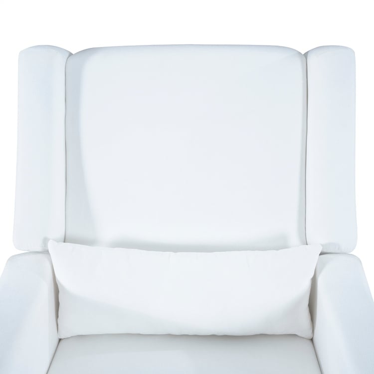 Fauteuil inclinable de luxe Tanya avec mécanisme à mouvement motorisé et planeur pivotant, fauteuil de salon rembourré et inclinable avec support lombaire