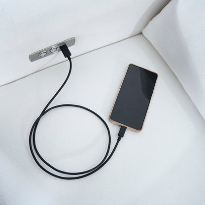 Fauteuil inclinable de luxe Tanya avec mécanisme à mouvement motorisé et planeur pivotant, fauteuil de salon rembourré et inclinable avec support lombaire