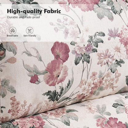 Fauteuil inclinable manuel Terri Classic avec accoudoirs coupés et clous pour salon, lot de 2 par HULALA HOME